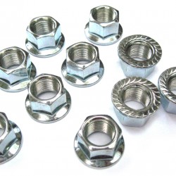 CD Flanged BMX 14mm Wheel Nut EACH