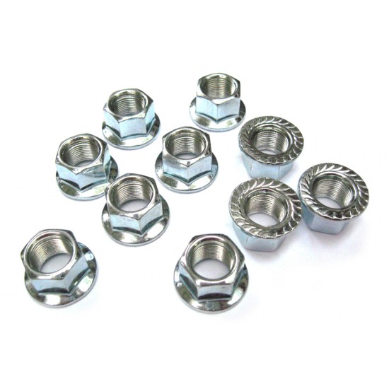 CD Flanged BMX 14mm Wheel Nut EACH CD Flanged BMX 14mm Wheel Nut EACH