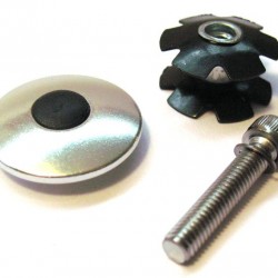 CD BULK 1 1/8″ Alloy A-Head Cap Set – Black CD BULK 1 1/8″ Alloy A-Head Cap Set – Black