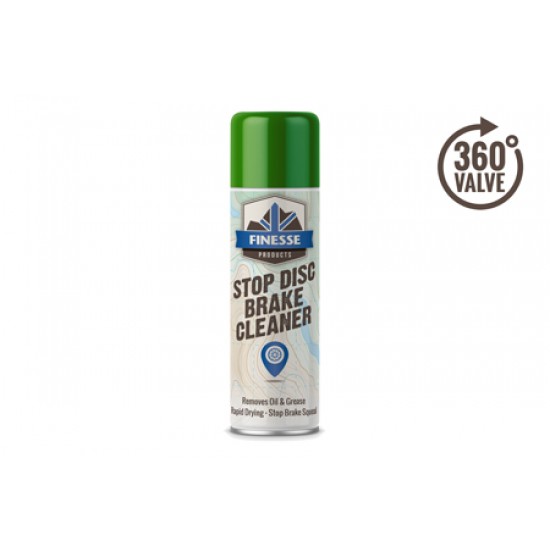 Finesse Stop Disc Brake Cleaner – 500ml Can Finesse Stop Disc Brake Cleaner – 500ml Can