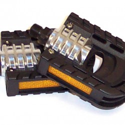 D2O BULK Folding Pedals – Black 9/16 inch Pair