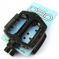 D2O Platform Alloy Pedals – Black 9/16 inch Pair D2O Platform Alloy Pedals – Black 9/16 inch Pair