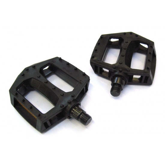 D2O BULK Platform Resin Pedals – Black 9/16 inch Pair D2O BULK Platform Resin Pedals – Black 9/16 inch Pair