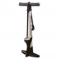 Giyo GF-35 Track Pump with Gauge and Steel Barrel