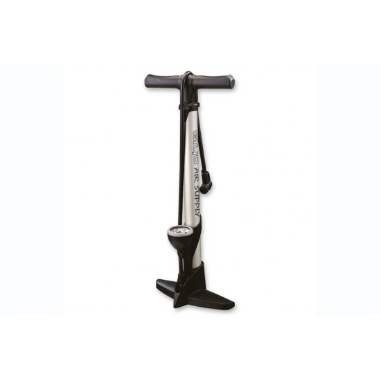 Giyo GF-35 Track Pump with Gauge and Steel Barrel