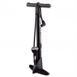 Giyo GF-43 Track Pump with Gauge and Plastic Barrel
