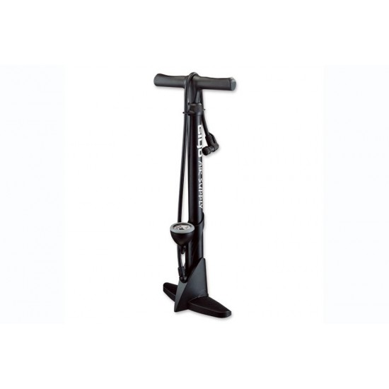 Giyo GF-43 Track Pump with Gauge and Plastic Barrel