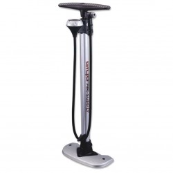 Giyo GF-54 Track Pump with Gauge and Steel Barrel