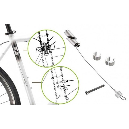 PostSafe Alloy Seat Post Security Device – Prevents Seat Post Theft!