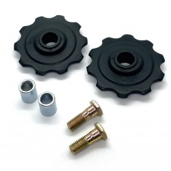 CD BULK Standard 10T Plastic Jockey Wheel Set – Black Pair CD BULK Standard 10T Plastic Jockey Wheel Set – Black Pair