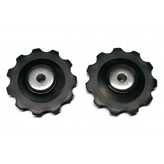 CD BULK Standard 11T Plastic Jockey Wheel Set – Black Pair CD BULK Standard 11T Plastic Jockey Wheel Set – Black Pair