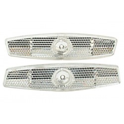CD Spoke Reflectors – White Pair CD Spoke Reflectors – White Pair