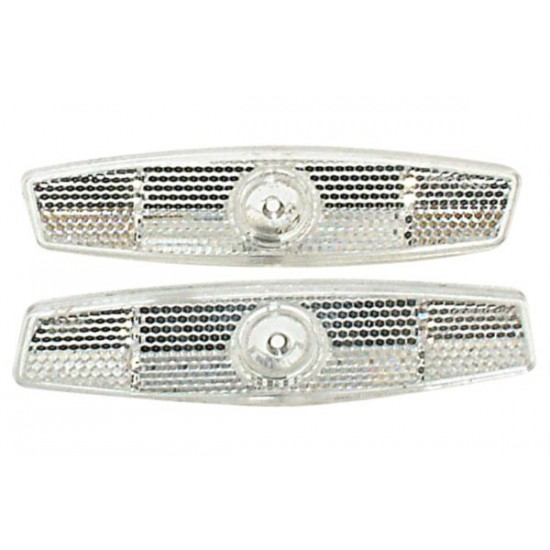 CD Spoke Reflectors – White Pair