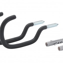Bike Hand X-Large Storage Hooks – Black Pair Bike Hand X-Large Storage Hooks – Black Pair