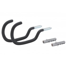 Bike Hand X-Large Storage Hooks – Black Pair Bike Hand X-Large Storage Hooks – Black Pair