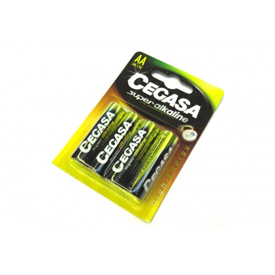 Cegasa AA Alkaline Battery 4 Pack Cegasa AA Alkaline Battery 4 Pack
