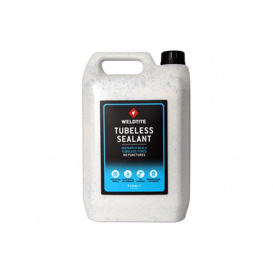 Weldtite Tubeless Tyre Sealant with Rubber Shred – 5 Litre Weldtite Tubeless Tyre Sealant with Rubber Shred – 5 Litre