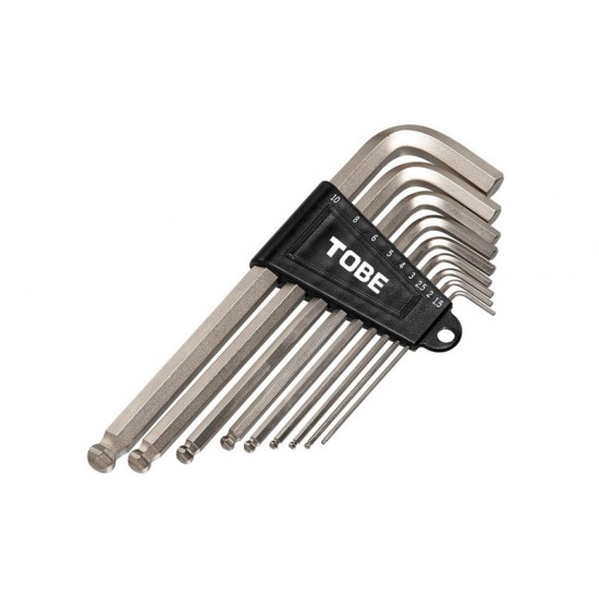 Super B TOBE B776040 Ball End Allen Key Wrench Set – 9 Piece Super B TOBE B776040 Ball End Allen Key Wrench Set – 9 Piece