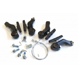 CD Alloy Front & Rear Cantilever Brake Set – BLACK