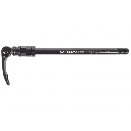 M-WAVE Stalwart Thru Axle for Trailer Mount – M12 x 176mm x 1.5mm Shimano