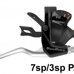 Sunrace STM406 Trigger Shifter & Brake Lever – 7sp/3sp Pr Sunrace STM406 Trigger Shifter & Brake Lever – 7sp/3sp Pr