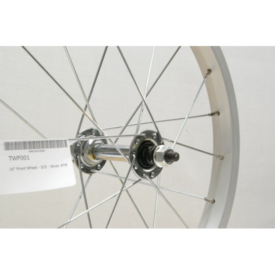 CD Wheel 16″ Front Wheel – S/S – Silver ATB CD Wheel 16″ Front Wheel – S/S – Silver ATB