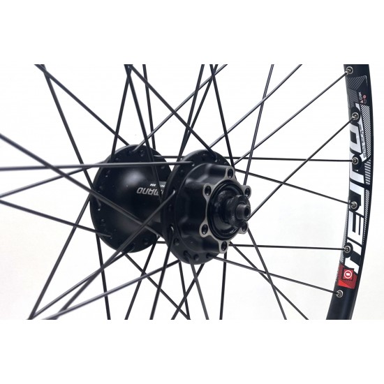CD Wheel 26″ Front Wheel – Shimano 475 Disc Hub / Mach 1 Rim – BLACK CD Wheel 26″ Front Wheel – Shimano 475 Disc Hub / Mach 1 Rim – BLACK
