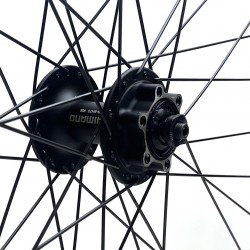 CD Wheel 27.5 Front Wheel – Shimano 475 Disc Hub / Klixx23 Rim – BLACK CD Wheel 27.5 Front Wheel – Shimano 475 Disc Hub / Klixx23 Rim – BLACK