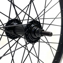 CD Wheel 20 x 1.50 BMX Front Wheel – D/Wall – All Black 36H 3/8″ Axle
