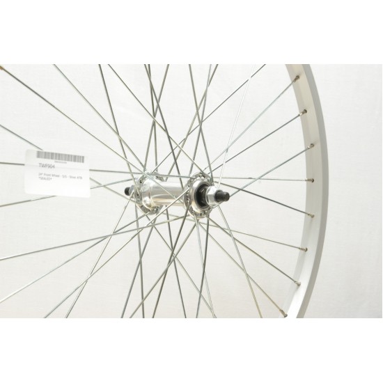CD Wheel 24″ Front Wheel – S/S – Silver ATB CD Wheel 24″ Front Wheel – S/S – Silver ATB