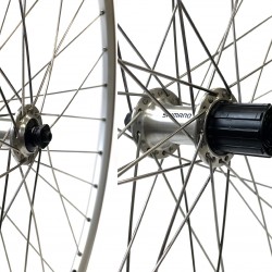 CD Wheel 700c Wheel Set – Shimano 36H RS300 Hubs – Silver Pr CD Wheel 700c Wheel Set – Shimano 36H RS300 Hubs – Silver Pr