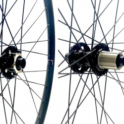 CD Wheel Mach1 29.0 ATB Wheel Set – M12/M12 Bolt-Thru Hubs / Gravel Disc Rims – Black Pr