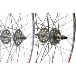 CD Wheel 700c Track Wheel Set – Track Hubs / MACH1 Rims – Silver Pr