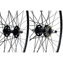 CD Wheel 700c Track Wheel Set – Sealed Hubs / 21mm Rims – Black Pr