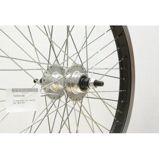 CD Wheel 20″ Rear Wheel – S/S – 48H*3/8″ Hub – Black BMX CD Wheel 20″ Rear Wheel – S/S – 48H*3/8″ Hub – Black BMX