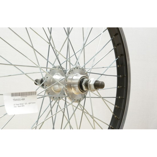 CD Wheel 20″ Rear Wheel – S/S – 48H*14mm Hub – Black BMX CD Wheel 20″ Rear Wheel – S/S – 48H*14mm Hub – Black BMX