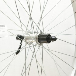 CD Wheel 700c Rear Wheel – Q/R – Cassette – Silver Hybrid CD Wheel 700c Rear Wheel – Q/R – Cassette – Silver Hybrid