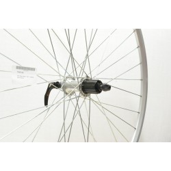 CD Wheel 700c Rear Wheel – Q/R – Shimano Cassette – Silver Narrow
