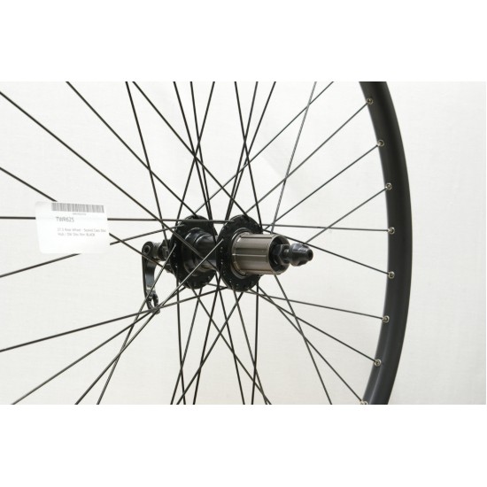 CD Wheel 27.5 Rear Wheel – Sealed Cass Disc Hub / DW Disc Rim BLACK