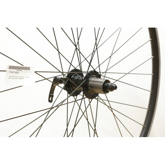 CD Wheel 700c Rear Wheel – Q/R Disc – Cass – Blk V-Sec Hybrid