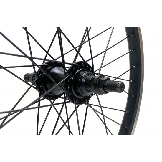 CD Wheel 20 x 1.50 BMX Rear Wheel All Black D/Wall 14mm 36Hole 9T Driver CD Wheel 20 x 1.50 BMX Rear Wheel All Black D/Wall 14mm 36Hole 9T Driver