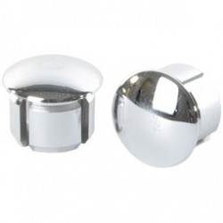 Velox Road Handlebar End Caps – Chrome Pair Velox Road Handlebar End Caps – Chrome Pair