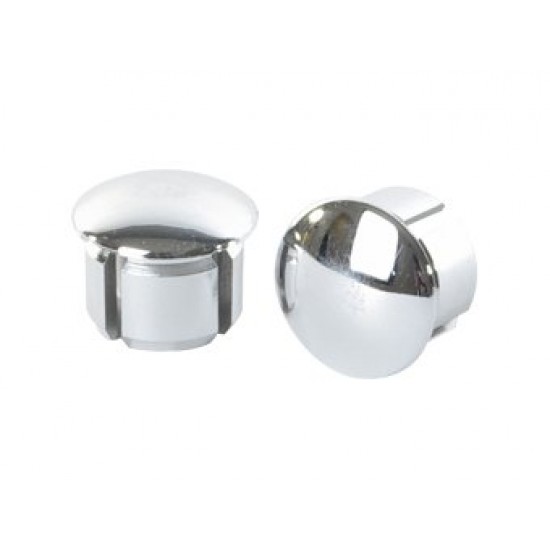 Velox Road Handlebar End Caps – Chrome Pair Velox Road Handlebar End Caps – Chrome Pair