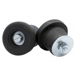Velox Lockable Handlebar End Caps – Black Pair Velox Lockable Handlebar End Caps – Black Pair