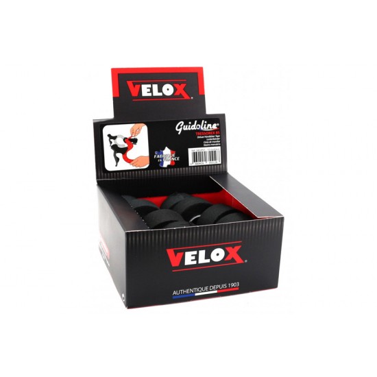Velox Tressorex 85 Cloth Handlebar Tape – Black Box of 10 Velox Tressorex 85 Cloth Handlebar Tape – Black Box of 10