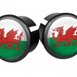Velox Handlebar End Caps – Wales Pair Velox Handlebar End Caps – Wales Pair