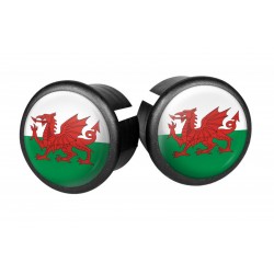Velox Handlebar End Caps – Wales Pair Velox Handlebar End Caps – Wales Pair