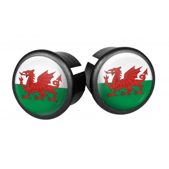 Velox Handlebar End Caps – Wales Pair Velox Handlebar End Caps – Wales Pair