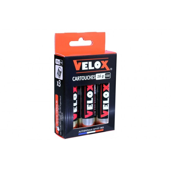 Velox CO2 Cartridges – 16g Pack of 3 RCO216K03 Velox CO2 Cartridges – 16g Pack of 3 RCO216K03