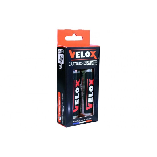 Velox CO2 Cartridges – 25g Pack of 2 Velox CO2 Cartridges – 25g Pack of 2